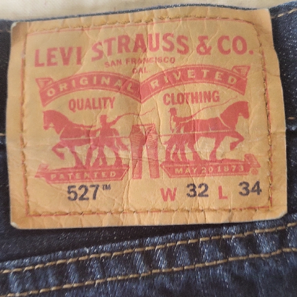 Levi's Men's Dark Blue Bootcut Jeans